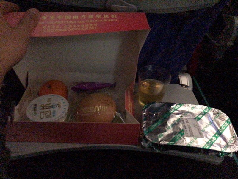 中国南方航空　機内食