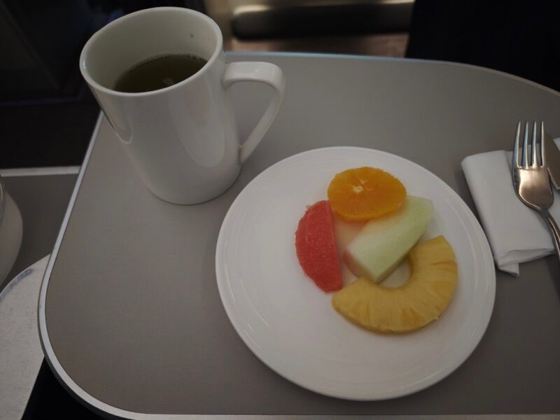 マレーシア航空　ビジネス　軽食